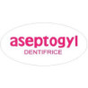 Autocollant ASEPTOGYL Dentifrice Rose sans fonds L 100  H 50 mm