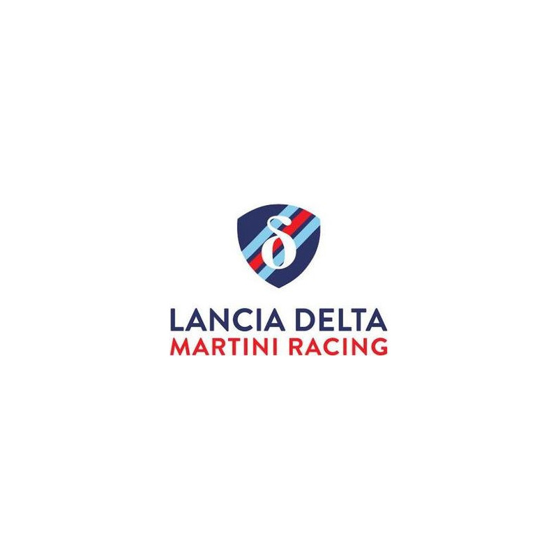 STICKER LANCIA-Logo Delta martini autocollant L 100 H 70 mm