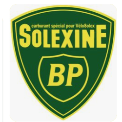 STICKER BP Solexine logo L 100 H 112  mm