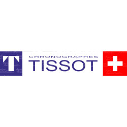 Autocollant TISSOT CHRONOGRAPHES logo autocollant L 160 H 30 mm