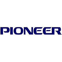 STICKER PIONEER-Logo lettres bleu autocollant L 120 h 15 mm