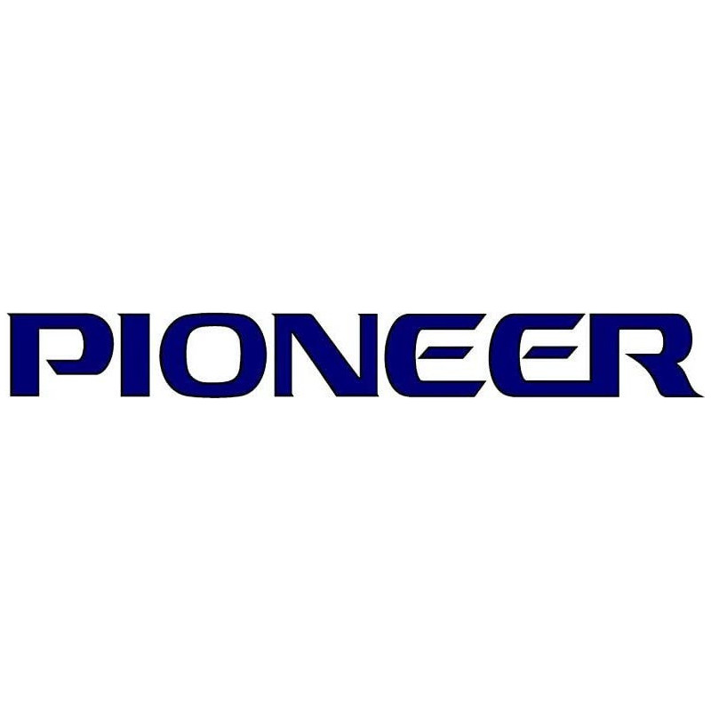 STICKER PIONEER-Logo lettres bleu autocollant L 120 h 15 mm