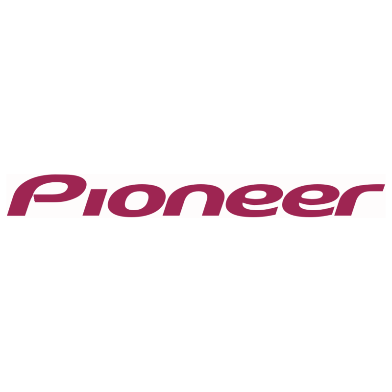 STICKER PIONEER logo1 lettrage autocollant L 130 H 15 mm