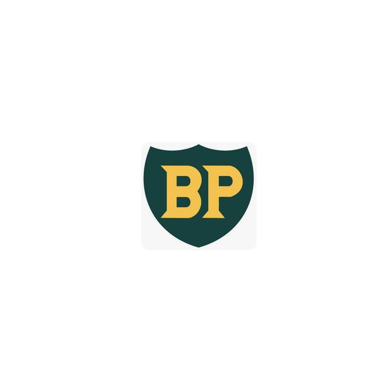 Autocollant BP logo vert fonce 60/60 mm