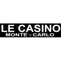 Autocollant CASINO MONTE...