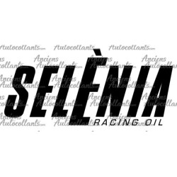 STICKER SELENIA logo noir...