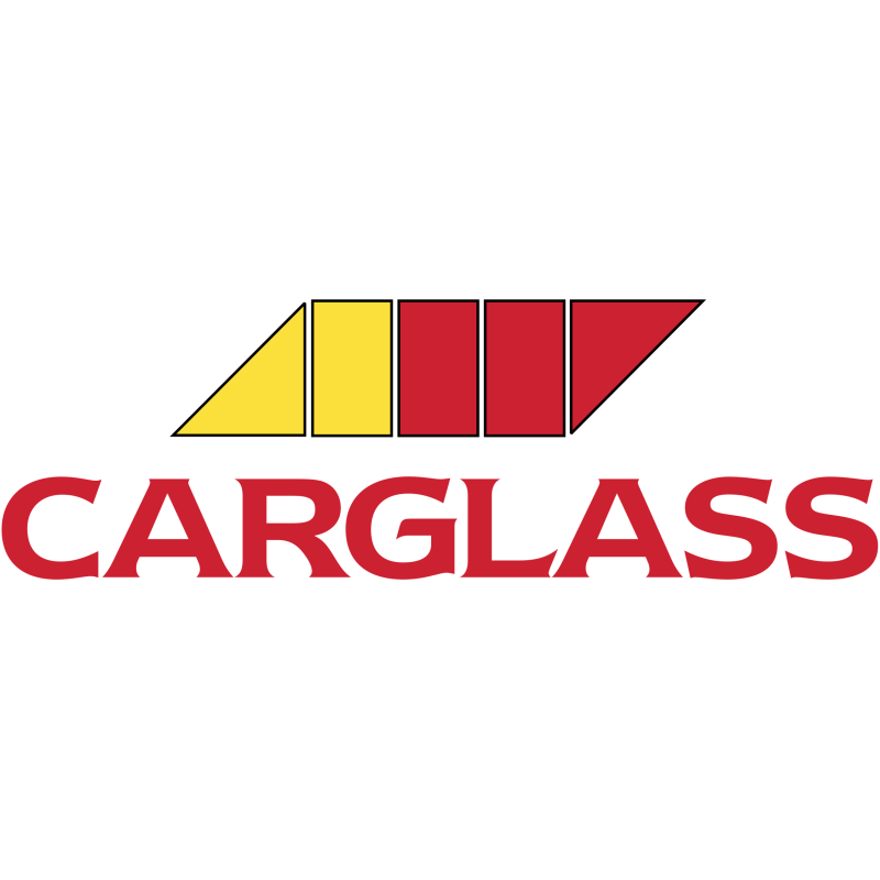 STICKER CARGLASS logo autocollant L 125 h 40 mm