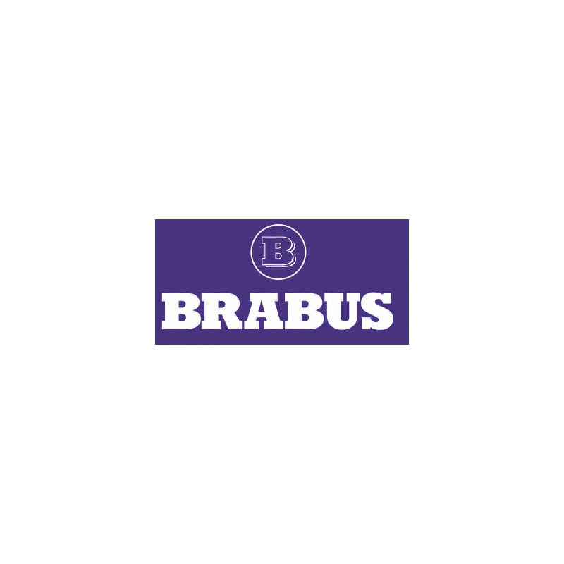 Autocollant BRABUS violet L 90 Ht 45  mm