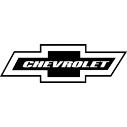 STICKER CHEVROLET logo  autocollant L 100 H 30 mm