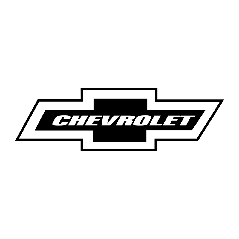 STICKER CHEVROLET logo  autocollant L 100 H 30 mm