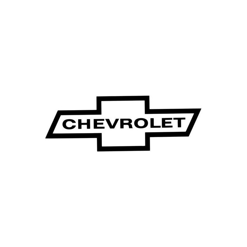 STICKER CHEVROLET logo 1965 autocollant L 100 H 35 mm