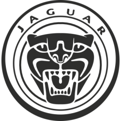 STICKER JAGUAR logo noir...