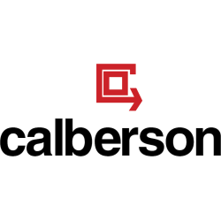 Autocollant CALBERSON logo noir-rouge  L 500 H 210 mm