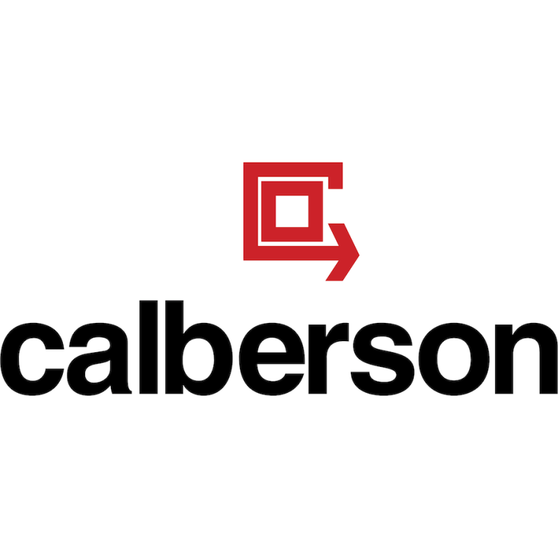 Autocollant CALBERSON logo noir-rouge  L 500 H 210 mm