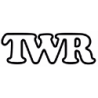 STICKER TWR logo contours noir L 100 H  34 mm