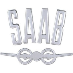 STICKER SAAB logo 1963 L100 H 78 mm*