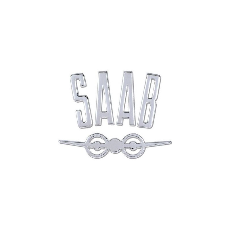 STICKER SAAB logo 1963 L100 H 78 mm*