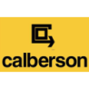 Autocollant CALBERSON logo jaune vertical L400 H 250 mm