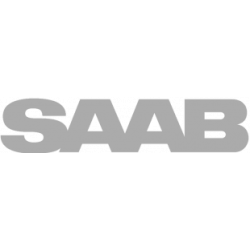 STICKER SAAB logo actuel  L 90 h 20 mm