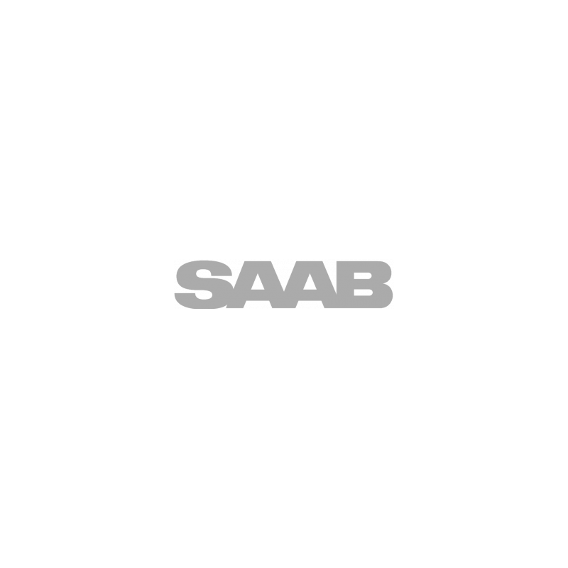 STICKER SAAB logo actuel  L 90 h 20 mm