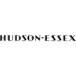 STICKER HUDSON ESSEX logo script L110 H 9 mm