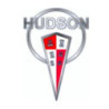 STICKER HUDSON logo  Motor Car Company gris/rouge L 110 H 150 mm