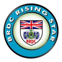 STICKER BRDC logo rising star diam 60 mm