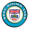 Autocollant BRDC logo rising star diam 60 mm