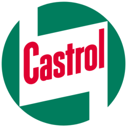 STICKER CASTROL logo 1958...