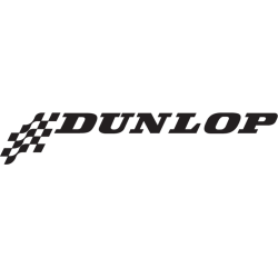 STICKER DUNLOP logo script...