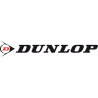 STICKER DUNLOP logo script noir fleche rouge L 125 h 20 mm