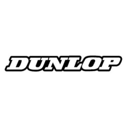 STICKER DUNLOP logo script...