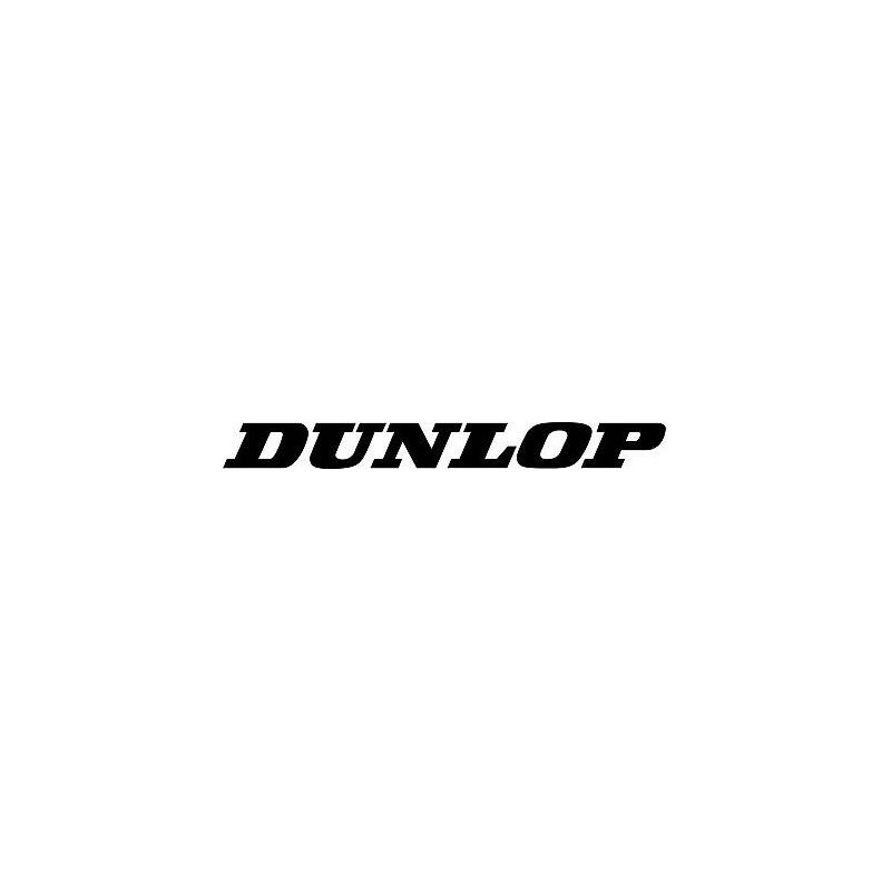 STICKER DUNLOP logo script noir sans fond blanc L 95 H 10 mm