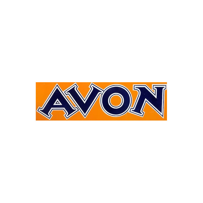 STICKER AVON old logo L 175 H 50 mm