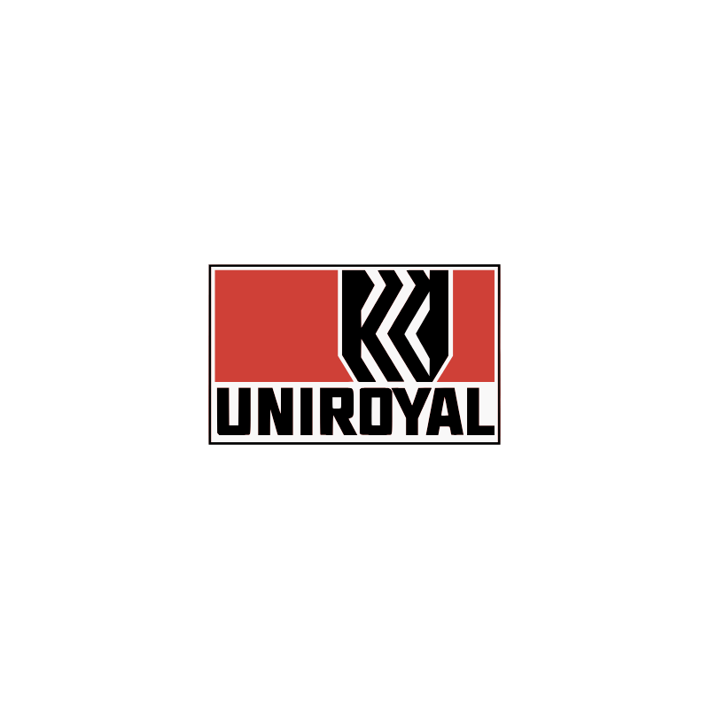 Autocollant UNIROYAL logo rectangle L 100 H 60 mm