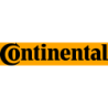 STICKER CONTINENTAL logo pneus noir/orange L 70 H 15 mm