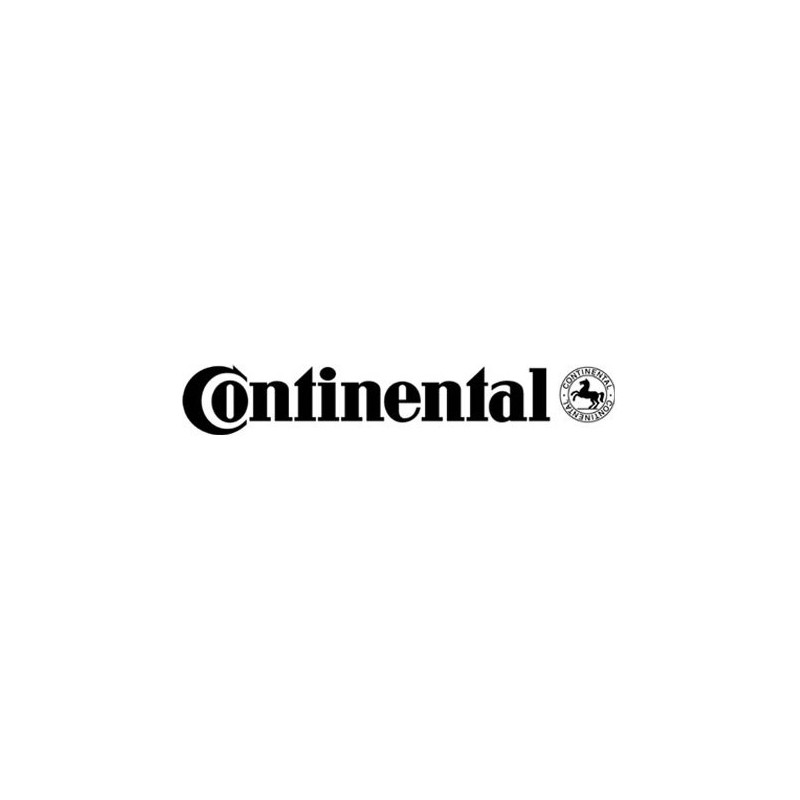 Autocollant CONTINENTAL Logo script noir cercle L 150 H 25 mm