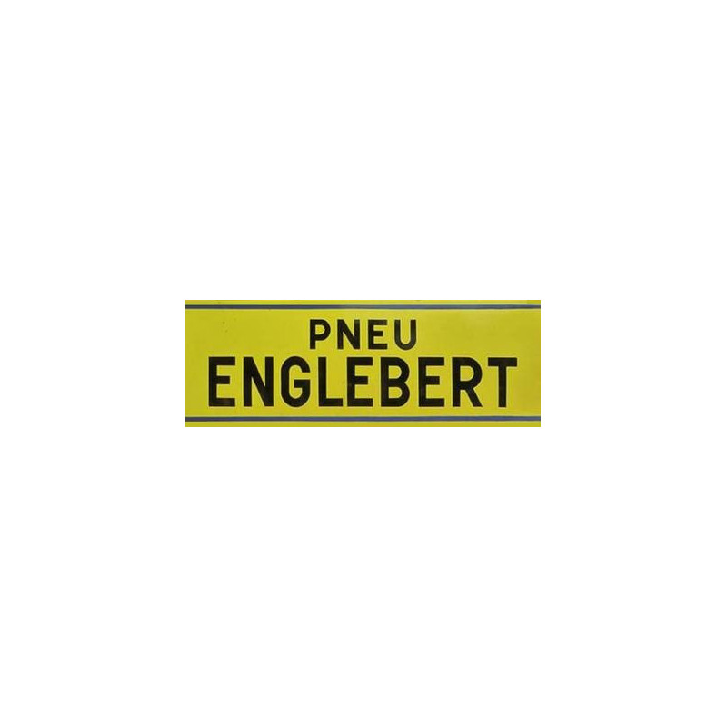 Autocollant ENGLEBERT pub jaune L 100 h 35 mm