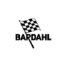 STICKER BARDAHL logo damier noir L 60 H 30 mm