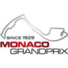 Autocollant MONACO-Logo since 1929 gris/rouge L 100 H 60 mm