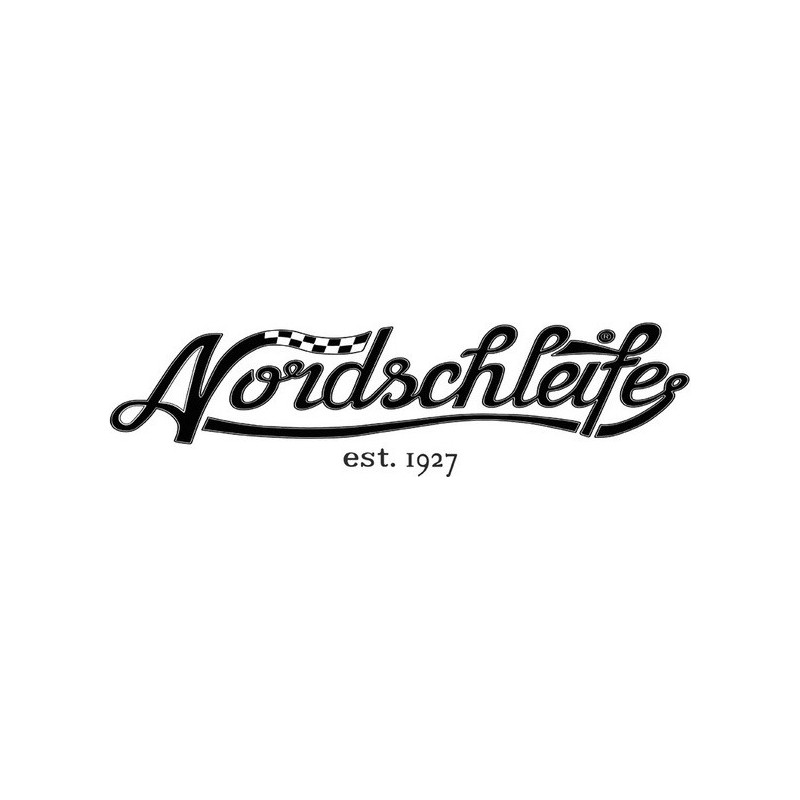 Autocollant NURBURING script Nordschleife 1927 noir L 150 H 60