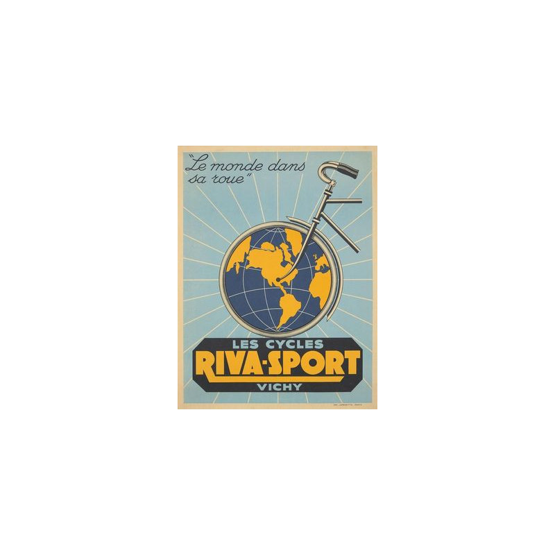 STICKER RIVA SPORT AFFICHE L 200 H 300 mm