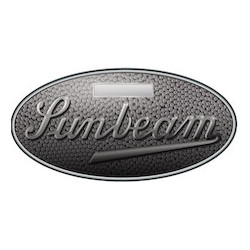 Autocollant SUNBEAM Logo CALANDRE L 100 H 50 mm