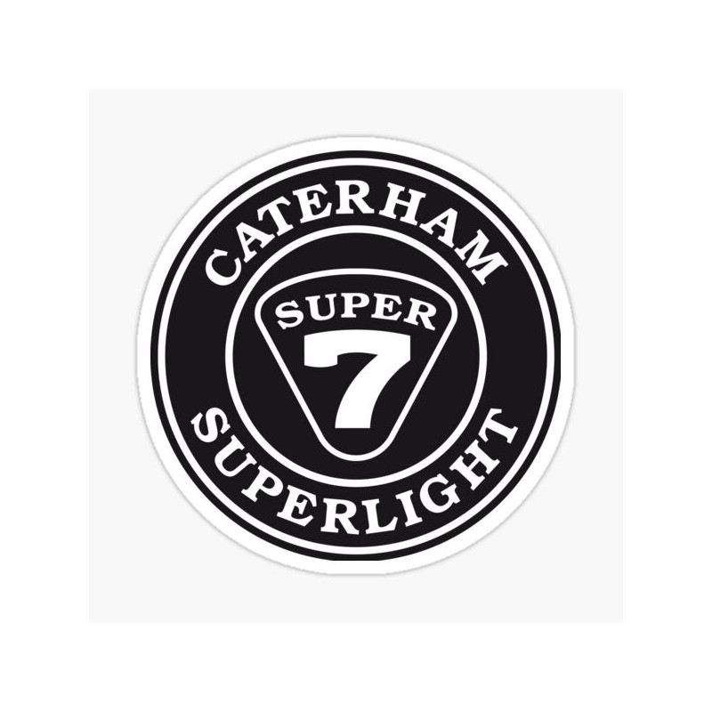 Autocollant CATERHAM Super7 superlight diam 50 mm