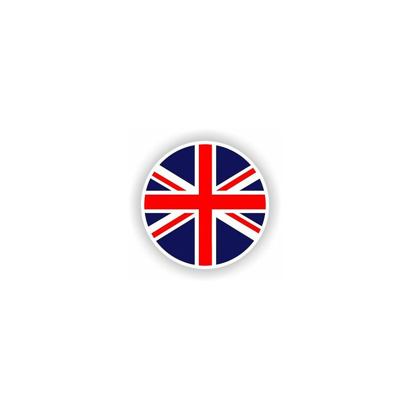 STICKER Cocarde union jack diam 40 mm