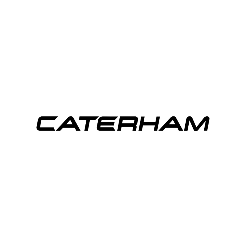 Autocollant CATERHAM-lettrage noir L 100 H 22 mm