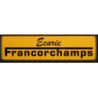 Autocollant ECURIE FRANCORCHAMPS Logo L100 h 30 mm