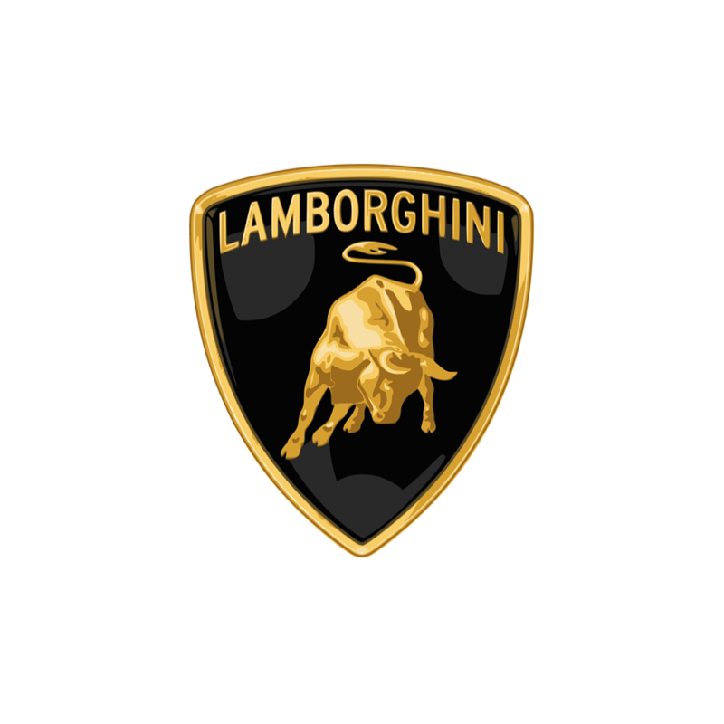 Autocollant LAMBORGHINI logo L 70 H 80 mm