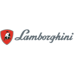 Autocollant LAMBORGHINI logo rouge L 90 h 20 mm