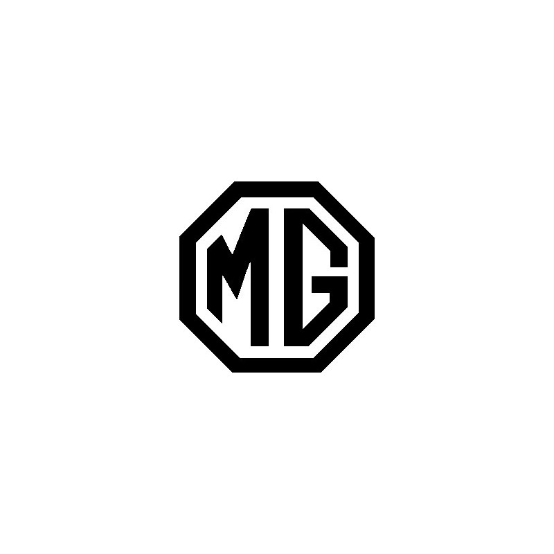 STICKER MG Logo noir L 80 H 80mm